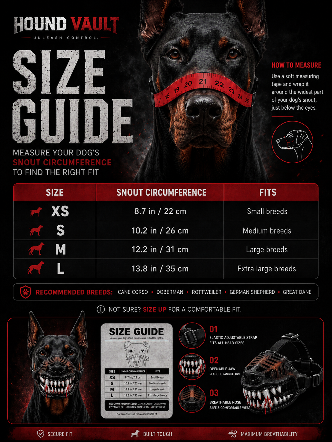 Dreadjaw™ Muzzle